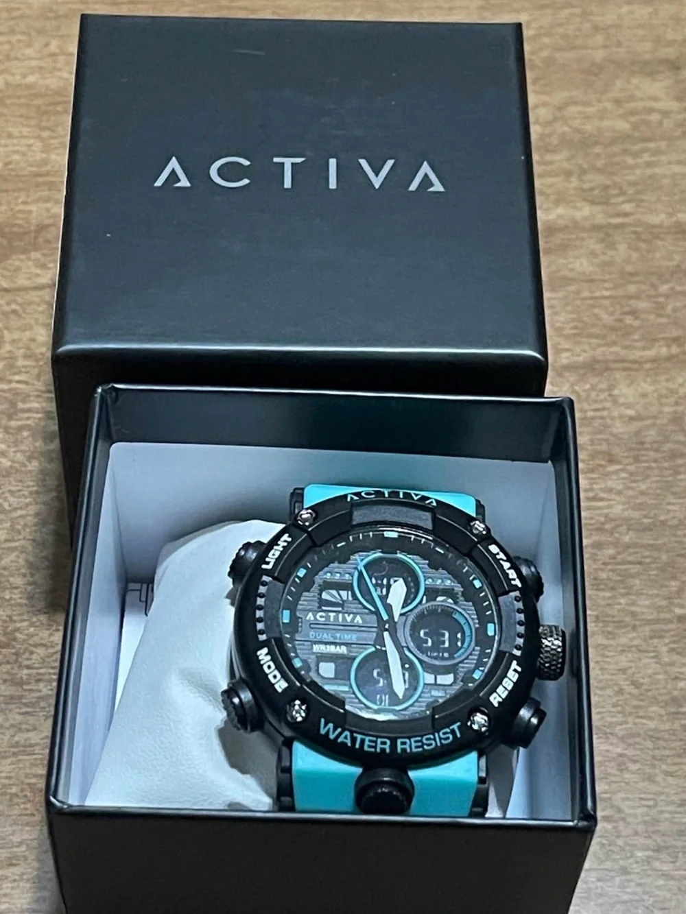 Activa X Invicta Digital Analog Men's Watch - 52mm. Teal. Blue new